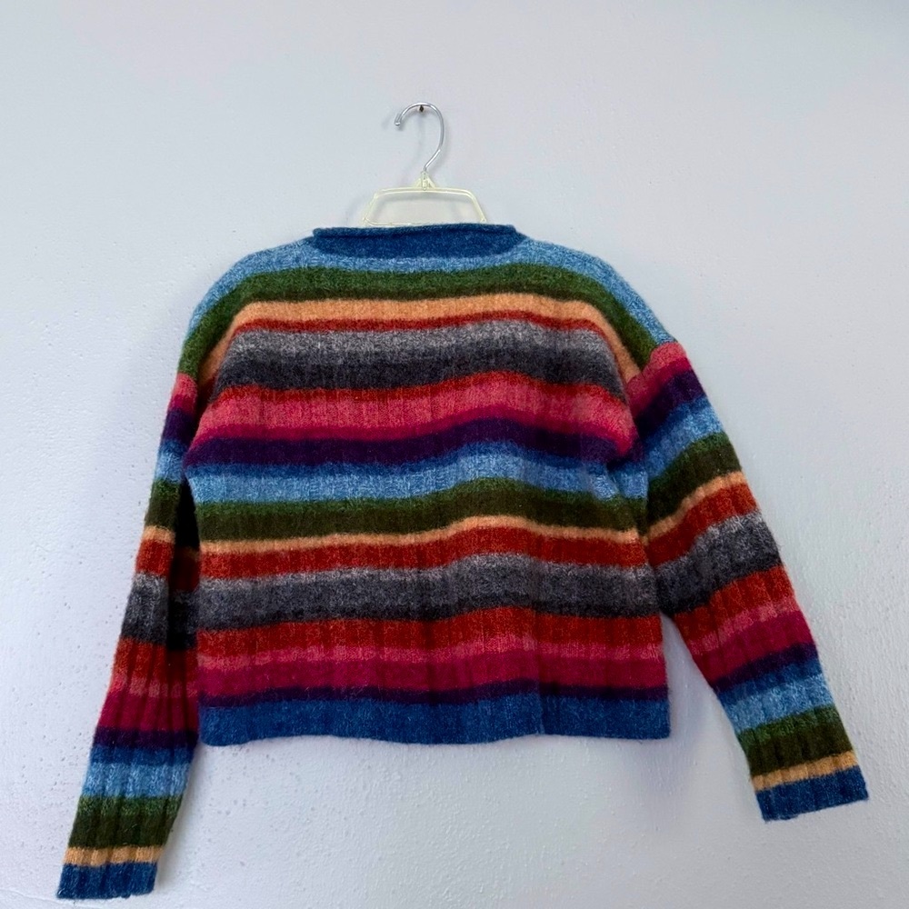 Colorful Striped Women's Sweater